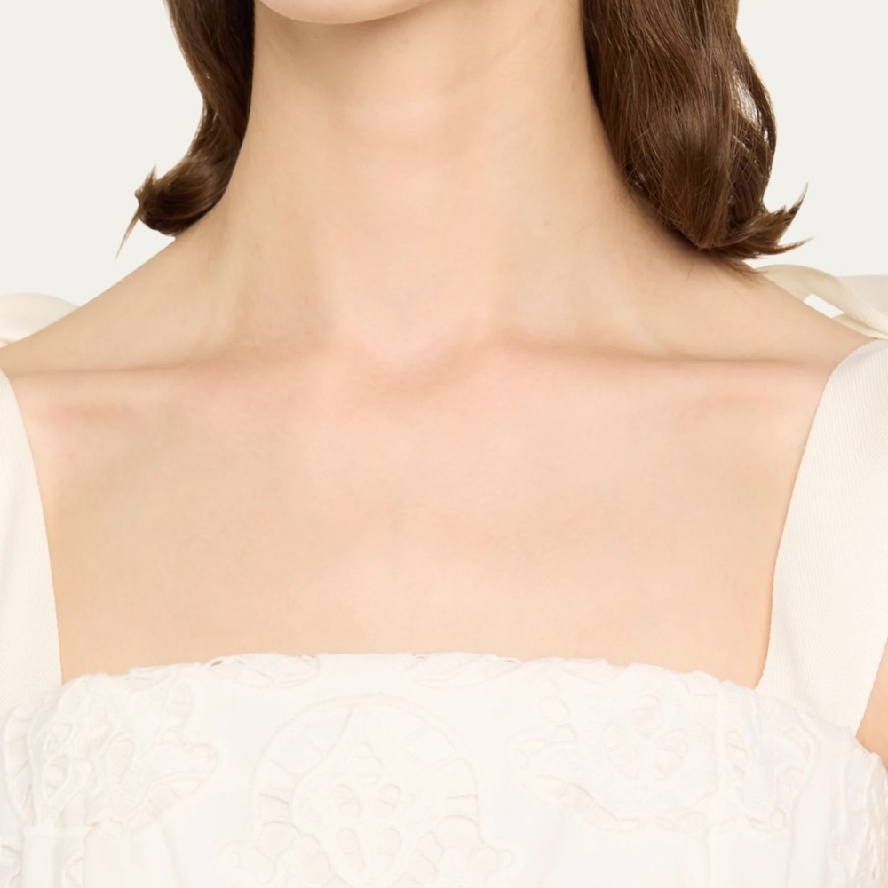 Cara Cara Shilo Cropped Tie Sleeve Top - Picture 4 of 4